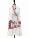 Needle Work Elephant Palla - Stole