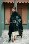 Botanical Bouquet Velvet -Shawl