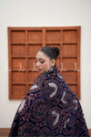 Paisley Cutwork Velvet - Shawl