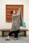 Firoza Heritage Embroidered - Shawl
