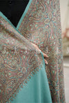 Firoza Heritage Embroidered - Shawl