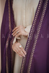 أسلوب Applique Beauty - بني غامق