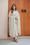 Chanar Cutwork Lace Chiffon - Shawl