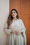 Chanar Cutwork Lace Chiffon - Shawl