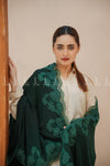 Trio Tulip Border Chiffon - Shawl