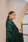 Trio Tulip Border Chiffon - Shawl