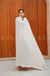 Grace Ivory Lace Chiffon - Shawl