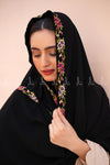 الأناقة المطرزة الأنيقة - أسود