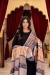 Peacock Style Shadow Tarkashi - Chaddar
