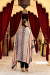 Peacock Style Shadow Tarkashi - Chaddar