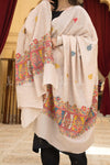 Kaani Paisley Palla Lawn - Chaddar