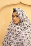 Contrast Chikankari Lawn - Chaddar