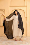 أسلوب Applique Beauty - بني غامق