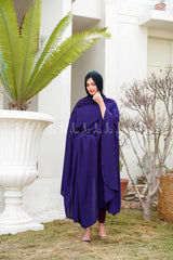 Graceful Purple Elegance Shawl