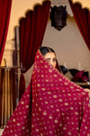 Contrast Booti Chikankari Lawn - Chaddar