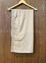 Leafy Kavia Embroidered Lawn - Shawl