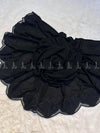 Butter Bow Applique Chiffon - Shawl