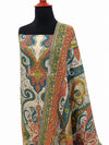 Mughal Style Neckline Printed - Suit