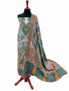 Mughal Style Neckline Printed - Suit
