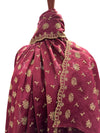 Contrast Booti Chikankari Lawn - Chaddar