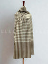 Check Pattern Solids - Shawl
