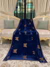Butterfly Jaal Stone Velvet Shawl