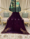 Moore Motif Stone Velvet Shawl