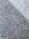 Elegant Embroidered Jaal Chiffon - Dupatta