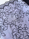 Elegant Embroidered Jaal Chiffon - Dupatta