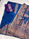 Gulaabkari Style Weaved Kaani - Suit