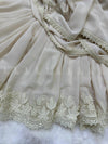 Chanar Cutwork Lace Chiffon - Shawl