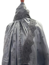 Graceful Chikankari Jaal Lawn - Chaddar