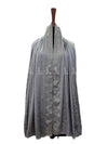 Scalloped Stone Self Silk - Stole