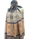 Peacock Style Shadow Tarkashi - Chaddar