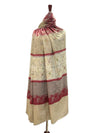 Peacock Style Shadow Tarkashi - Chaddar