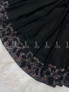 Multi Glowy Flower Bail Chiffon - Chaddar