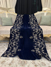 Glimmering Zari Sequin Wrap Velvet Shawl