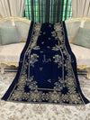 Majestic Floral Velvet - Shawl
