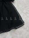 flower Bail Hem All around Chiffon - Chaddar by Shawls by Aima