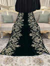 Glimmering Zari Sequin Wrap Velvet Shawl