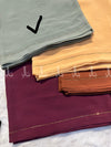 Single Stripe Stone Chiffon - Chaddar by Shawls by Aima