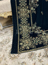 Majestic Floral Velvet - Shawl