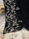 Glimmering Zari Sequin Wrap Velvet Shawl