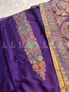 Gulaabkari Style Weaved Kaani - Suit