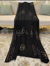 Logo Along Name Chiffon - Chaddar