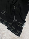 C Logo Jaal Chiffon- Chaddar
