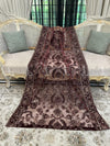 Zari Noir Velvet Shawl - image 2