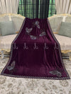 Butterfly Sparkle Velvet - Shawl