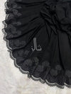Trio Tulip Border Chiffon - Shawl