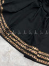 Leopard Stripes Studed Chiffon - Chaddar